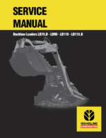 New Holland LB90, LB110 Backhoe Loaders Service Manual