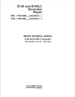 John Deere E130 E140LC Repair Service Manual