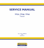 New Holland TT35, TT40, TT45 Tractor Service Manual