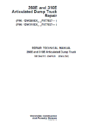 John Deere 260E and 310E Articulated Dump Truck Services Manual