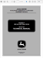John Deere ProGator 2020, 2030 Utility Vehicle Service Manual