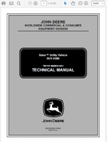 John Deere XUV 850D M-Gator Utility Vehicle Service Manual