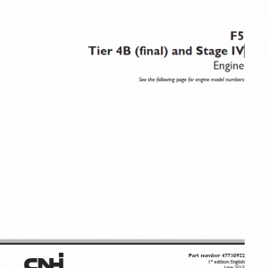 CNH F5 Tier 4B (final) and Stage IV Service Manual - Image 2