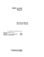 John Deere 304H Loader Repair Technical Manual