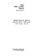 John Deere 304J 4WD Loader Technical Manual