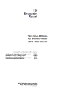 John Deere 120 Excavator Repair Service Manual