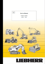 Liebherr LR 611, LR 621, LR 631, LR 641 Crawler Dozer Service Manual