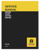 New Holland 445 M2, 445T M2, 668T M2 Engine Service Manual