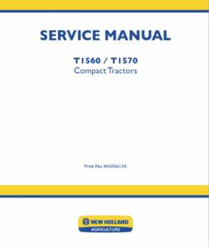 New Holland T1560, T1570 Tractors Service Manual
