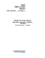 John Deere 444K 4WD Loader Technical Manual