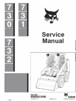 Bobcat 730, 731 and 732 Skid-Steer Loader Service Manual