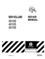New Holland 3010S, 4010S, 5010S Tractor Service Manual