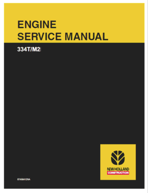 New Holland F4CE0354A 334T M2 Engine Service Manual