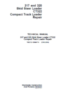 John Deere CT322 Compact Loader Repair Technical Manual