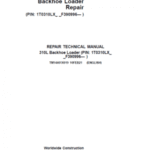 John Deere 310L Backhoe Loader Repair Services Manual SN