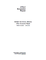 John Deere 270LC Excavator Repair Service Manual