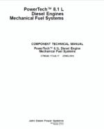 John Deere PowerTech 8.1L Diesel Engines Mechanical Fuel Systems Repair Manual