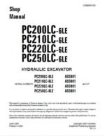 Komatsu Pc200Lc-6Le Pc210Lc-6Le Service Repair Manual