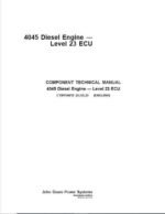 John Deere PowerTech 4.5L, 6.8L Diesel Engines Level 4 Fuel Systems – Bosch VP44 Pump Repair Manual