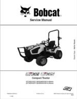 Bobcat CT1021, CT1025 Compact Tractor Service Manual