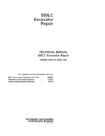 John Deere 550LC Excavator Repair Service Manual