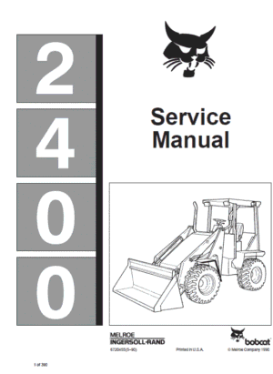 Bobcat 2400 Loader Service Manual