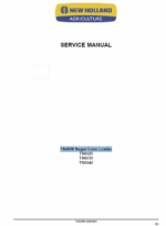 New Holland TS6000, TS6020, TS6030, TS6030HC, TS6040 Tractors Service Manual