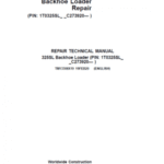 John Deere 325SL Backhoe Loader Repair Services Manual