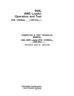 Comprehensive Guide to John Deere 844L 4WD Loader Repair Manual