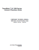 John Deere IV 1200 Series Inboard Planetary Axles Component Technical Manual