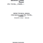 John Deere 315SL Backhoe Loader Service Manual SN