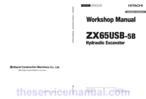 Hitachi ZX65USB-5B Excavator Service Repair Manual