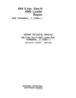 John Deere 644 X-Tier, Gen-A 4WD Loader Repair Technical Manual