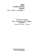 John Deere 850L Crawler Dozer Repair Service Manual
