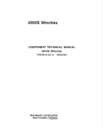 John Deere 4000S Winches Service Repair Manual