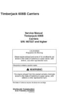 Timberjack 608B Carriers Service Repair Manual