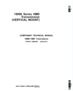 John Deere 18000 Series HMD Transmission Repair Manual