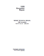 John Deere 120D Excavator Repair Service Manual