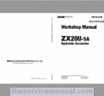 Hitachi ZX20U-5A Excavator Service Repair Manual