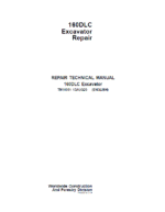 John Deere 160DLC Excavator Repair Service Manual