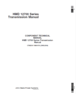 John Deere HMD 12700 Series Transmission Service Repair Manual