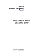 John Deere 190DW Wheeled Excavator Service Manual