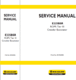 New Holland E225BSR Tier 3 Excavator Service Manual
