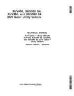John Deere XUV550, XUV550 S4, XUV560, XUV560 S4 Gator Utility Vehicles Repair Manual