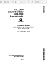 John Deere 350C, 350D, 355D Tractor Service Manual