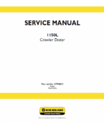 New Holland 1150L Crawler Dozer Service Manual