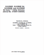 John Deere XUV590M, XUV590M S4 Gator Utility Vehicles Repair Manual