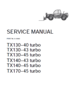 Case TX130 TX140 TX170 TX Service Repair Manual