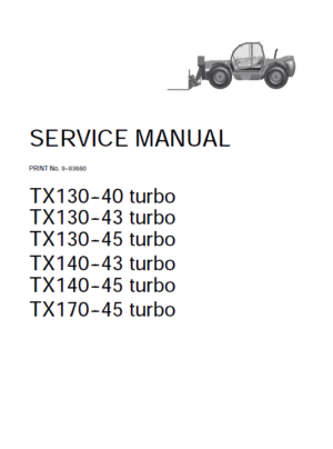 Case TX130 TX140 TX170 TX Service Repair Manual