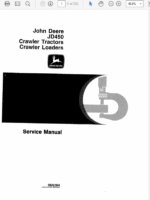 John Deere 450 Crawler Tractor and Loaders Service Manual